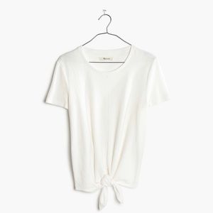 Madewell Tie Front Top